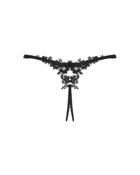 Obsessive Celia Noir crotchless thong XL/2XL | Зображення 5