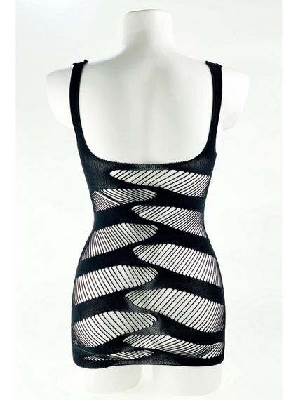 Очаровательное мини-платье сетка Bianca в черном цвете S/L sexstyle | Зображення 2