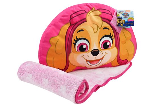М'яка подушка з пледом KH70/002L Paw Patrol р.44x29x7см плед р.118x80см Kids Hits | Зображення 1