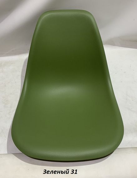 Стілець Nik N Eames DSW пластик зелений 31, на дерев'яних букових ніжках | Зображення 1