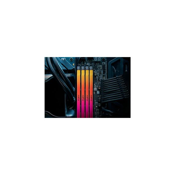 Модуль пам'яті для комп'ютера DDR5 96GB (2x48GB) 6400 MHz Renegade RGB XMP Kingston Fury (ex.HyperX) (KF564C32RSAK2-96) | Зображення 7