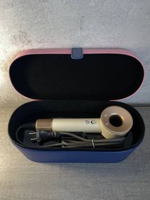 Фен  Super Hair Dryer білий з іонізацією та турборежимом з кесом на 1 насадку