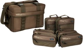 Сумка Shimano Tactical Full Compact Carryall для рибальських снастей укомплетована 32 Tactical green