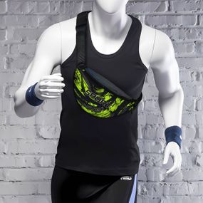 Сумка-бананка мужская/женская Sport 32×16 см с расширителем поясная сумка или сумка через плечо (02888)