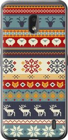 Чехол на Nokia 2.2 Рождественский орнамент "3303u-1706-17620"