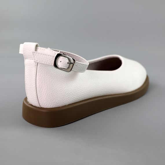 Туфлі жіночі 591551 Білі 36 37 38 39 40 41 | Зображення 5