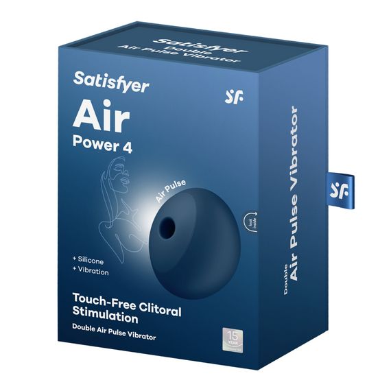 Вакуумний стимулятор з вібрацією Satisfyer Air Power 4, потужний та тихий | Зображення 5