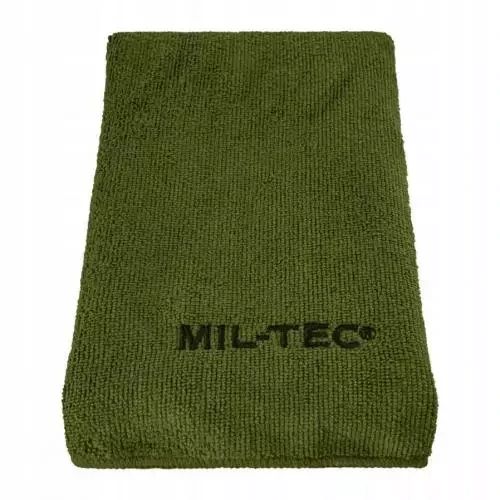 Похідний рушник мікрофібра міл-тек Рушник військовий MICROFIBRE Olive Туристичний  рушник розмір 100×50см Олива | Зображення 4