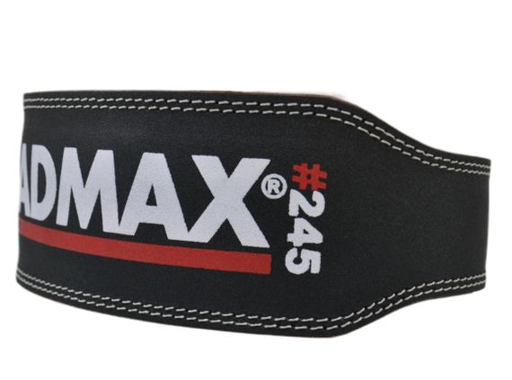 Пояс для важкої атлетики MadMax MFB-245 Full leather шкіряний Black S | Зображення 3
