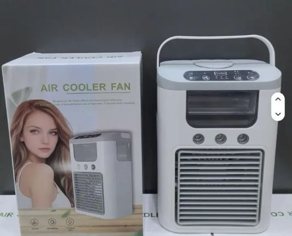 Вентилятор охладитель 3в1 Air Cooler Fan 1346 с USB-питанием, увлажнением и LED-подсветкой | Зображення 1