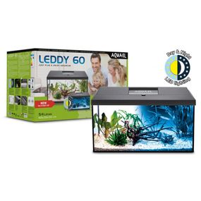 Аквариумный комплект Aquael Leddy Day&amp;Night, черный 60 (54 л)