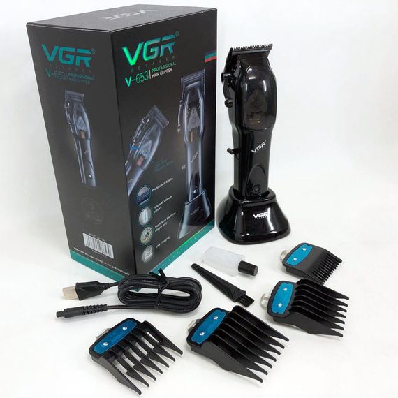 Бритва для бороди VGR Hair Clipper V-653 Voyager | Тример бездротової | RX-727 Бездротова електробритва | Зображення 6