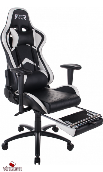 Кресло геймерское GT Racer X-2534-F BlackWhite | Зображення 3