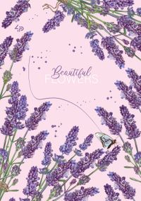 Блокнот 4Profi "Spring flowers" lavender 40 листов  формат А5 905430