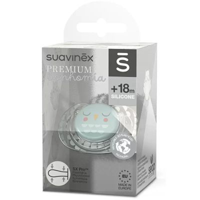 Пустышка Suavinex Bonhomia физиологическая, +18 мес, зеленая (307816) | Зображення 2