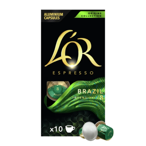 Nespresso капсулы L'OR Espresso Brazil Origins Льор неспрессо арабика Бразилия