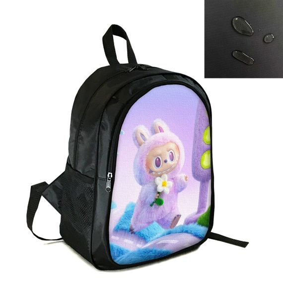 Рюкзак міський/шкільний 38×28см з принтом Лабубу/Labubu дитячий, підлітковий, спортивний (4153)