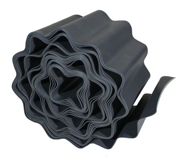 Бордюрная лента  15 см 9 метров серая усиленная VARTCO (Польша) | Зображення 3