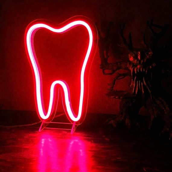 Неоновий світильник Зуб 230х325 acr-n000103 | Зображення 1