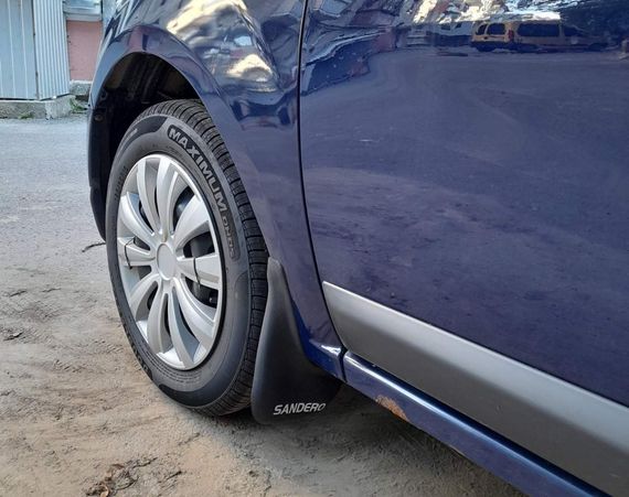 Передние брызговики (2 шт.) для Dacia Sandero 2007-2013 гг | Зображення 2