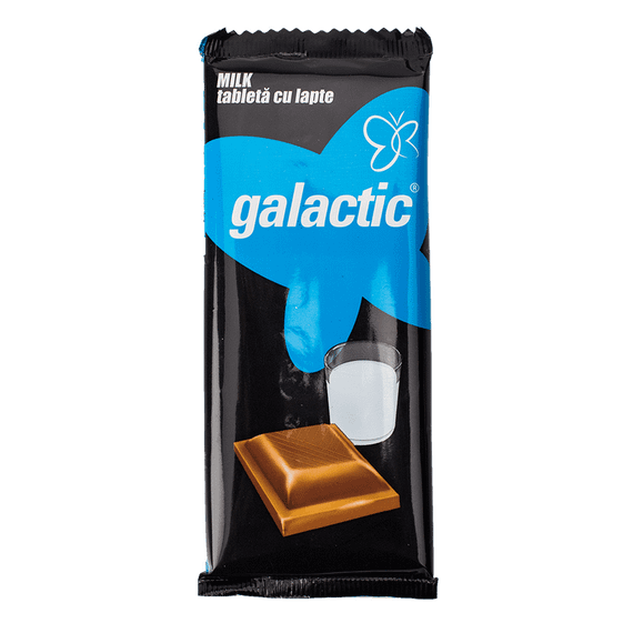 Шоколад молочний Galactic Milk без добавок, 90 г