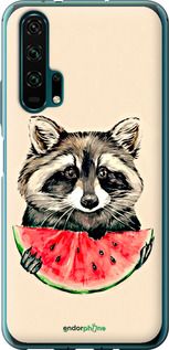 Чохол на Huawei Honor 20 Pro Єнотик з кавуном "4605t-1702-2448"