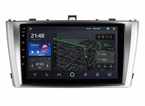 Штатна магнітола AMS T910 6+128 Gb Toyota Avensis 3 2008-2015