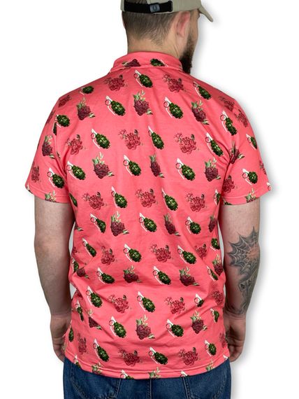 Поло "Тактичний Арт" F-1 & Flowers (Рожевий) XXL | Зображення 6
