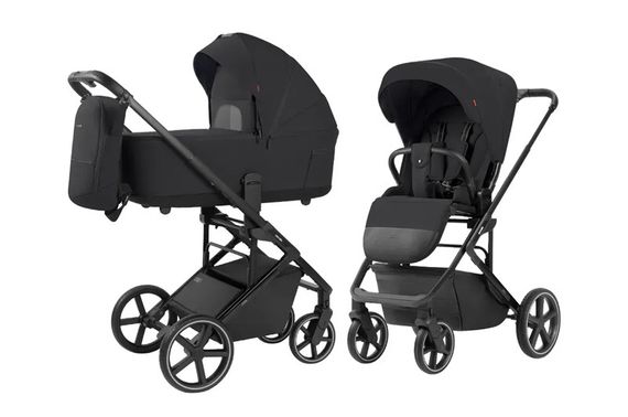 Коляска універсальна CRL-6522 "Alfa" Rock Black 2в1 CARRELLO