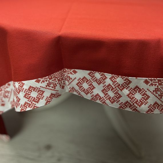 Скатерть SoundSleep Код Несокрушимой Нации 110х140 см бело-красная (94205169) | Зображення 2