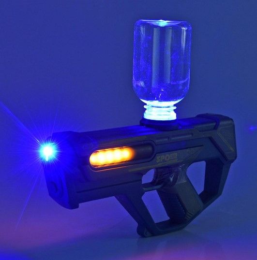 Автоматичний водяний автомат WATER GUN 1005C на акумуляторі світло бак 200 мл дальність 7 м водний пістолет бластер 6+ Синій | Зображення 2