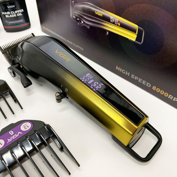 Акумуляторна машинка для стрижки VGR V-273 GOLD | Зображення 9