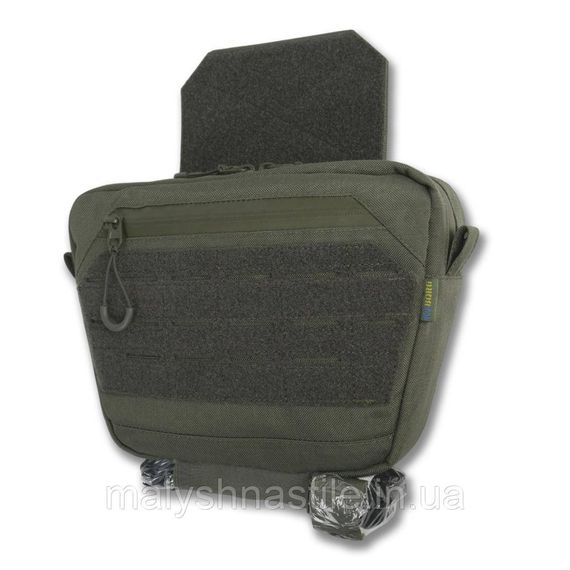 Сумка-напашник XL з балістичним пакетом 1 клас захисту Kiborg GU Сordura Khaki | Зображення 9