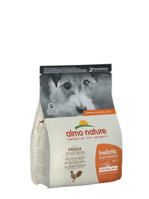 Сухой корм для взрослых собак маленьких пород Almo Nature (Альмо Натюр) Holistic со свежей курицей 2 кг