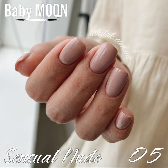 Гель-лак BABY MOON Sensual Nude №05 рожевий персиковий, 6 мл