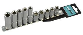 Набор головок Whirlpower 1/4" 5-10 мм (10 шт)