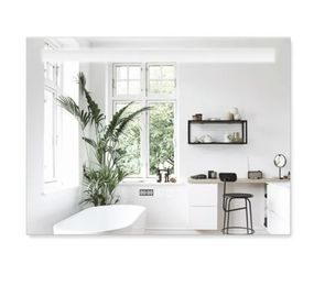 Дзеркало Mixxus Strong MR05-100x60 (годинник, LED-підсвічування, антизапотівання) (MI6009)