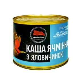 Каша ячменная с говядиной Тернопольский мясокомбинат 525 г
