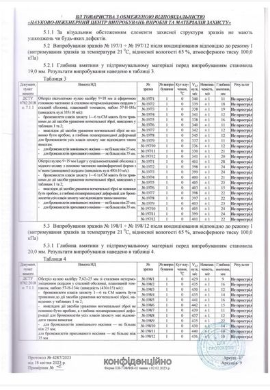 Плечовий захист з балістичними пакетами 2-го класу піксель  ММ14  STANAG 2920 v50=720 м/сек | Зображення 5