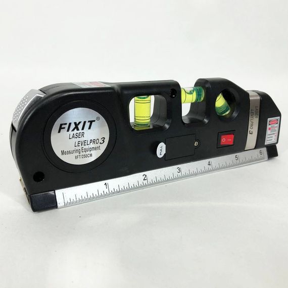 Лазерний рівень Нівелір Laser Level Pro 3 із вбудованою рулеткою