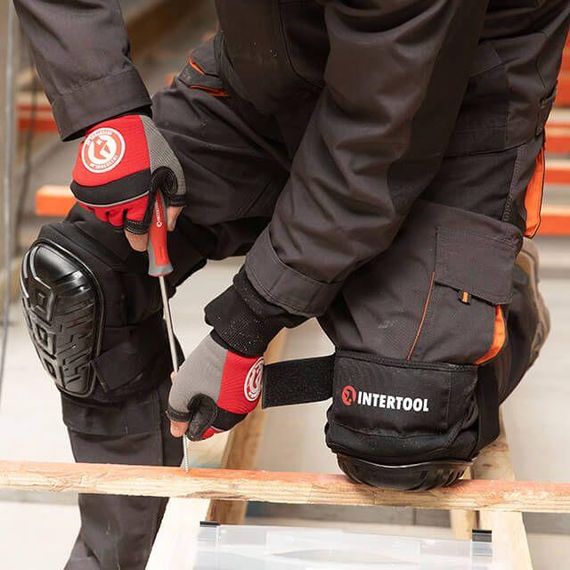 Наколінники захисні, протиковзкі накладки з ПВХ INTERTOOL SP-0054 | Зображення 5