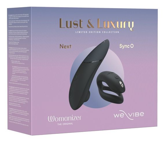 Коллекционный набор Womanizer Next + We-Vibe Sync O вакуумный стимулятор и вибратор для пар, черный Sex Aura | Зображення 8