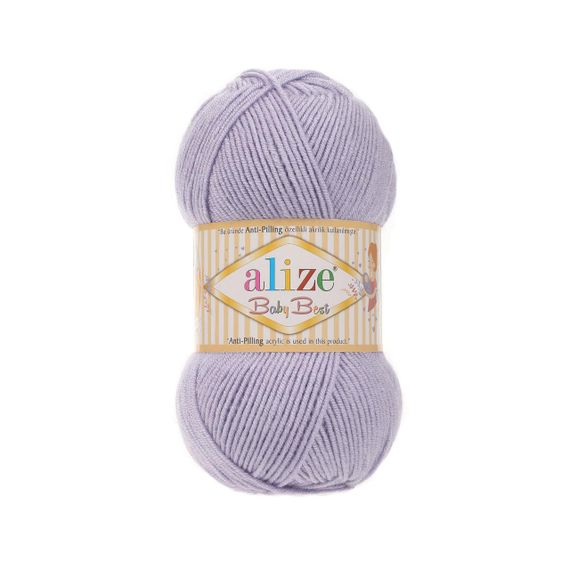 Пряжа Alize Baby Best No 682 (Алізе Бебі Бест) – 10% Бамбук, 90% Антипілінг Акрил, 100г/240м
