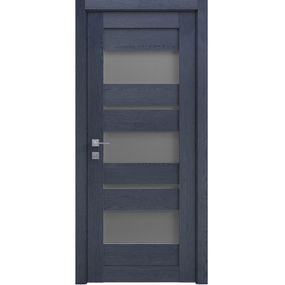 Двері міжкімнатні Rodos MODERN Polo Сосна браш кобальт