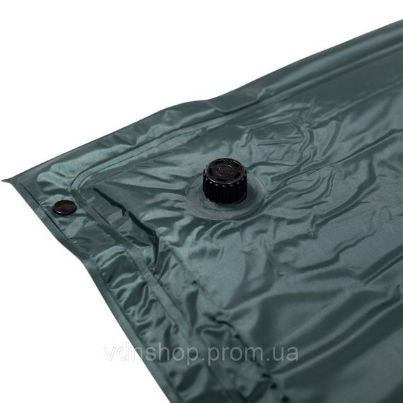 Матрац у намет надувний 175х60х2 см матрац похідний туристичний з підголівником Зелений SJ-0028-1GR | Зображення 2