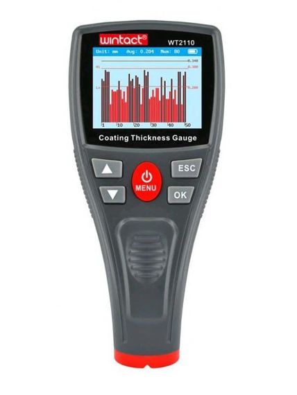 Товщиномір для авто Fe/nFe, 0-1500мкм WINTACT WT2110 | Зображення 2