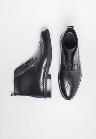 Демисезонні черевики броги Ікос 378 Чорні | Зображення 2