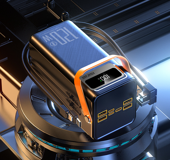 Потужний Powerbank 50000 мАг з швидкою зарядкою 22.5W і ліхтариком | Зображення 8