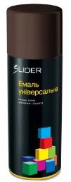 Емаль універсальна 400мл 8017 темно-коричневий аерозоль SLIDER