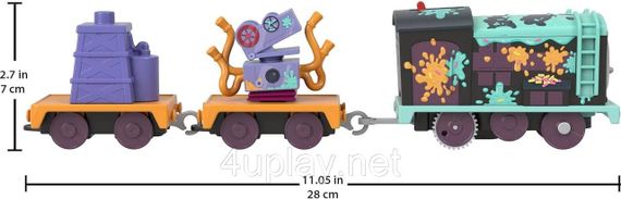 Паровозик Томас і друзі Моторизований поїзд Дизель Оригінал Thomas & Friends Motorized Frosting Diesel Engine | Зображення 2